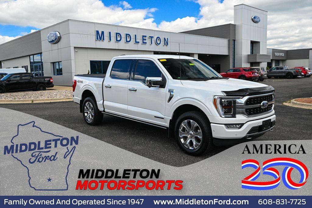 Star White Metallic Tri-Coat 2022 Ford F-150 Pickup Truck Four-Wheel Drive Automatic