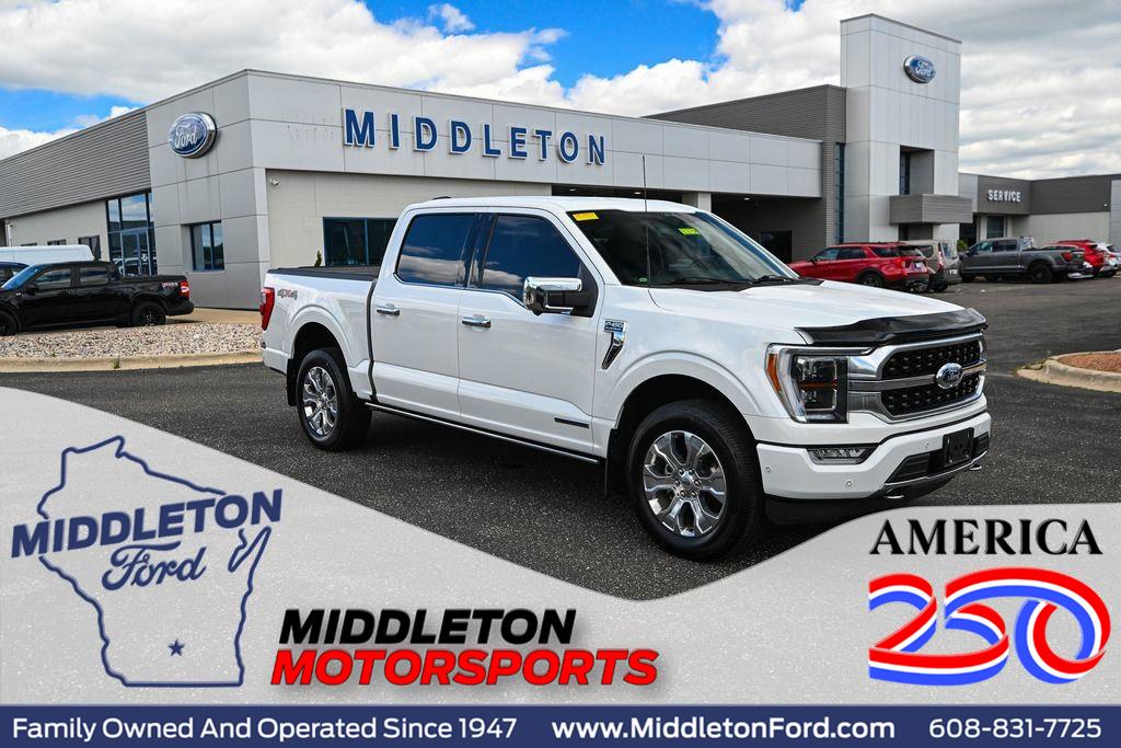 Star White Metallic Tri-Coat 2022 Ford F-150 Pickup Truck Four-Wheel Drive Automatic