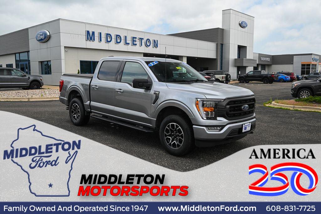 Iconic Silver 2023 Ford F-150 Pickup Truck Four-Wheel Drive Automatic