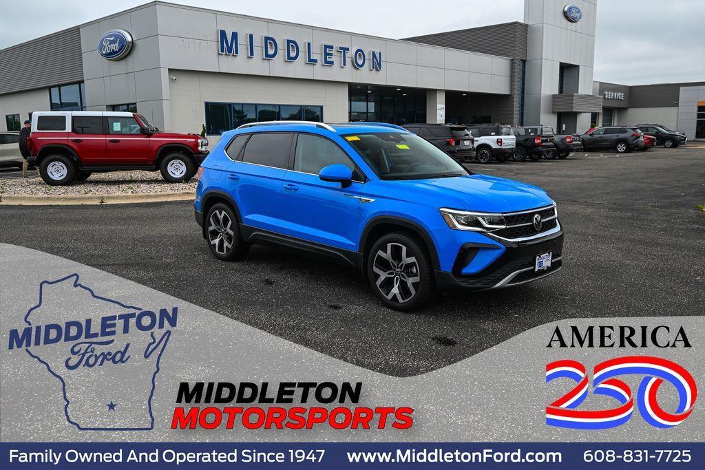 Cornflower Blue 2022 Volkswagen Taos SUV / Crossover All-Wheel Drive Automatic