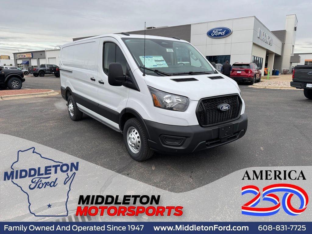 Oxford White 2026 Ford Transit Cargo Van All-Wheel Drive Automatic
