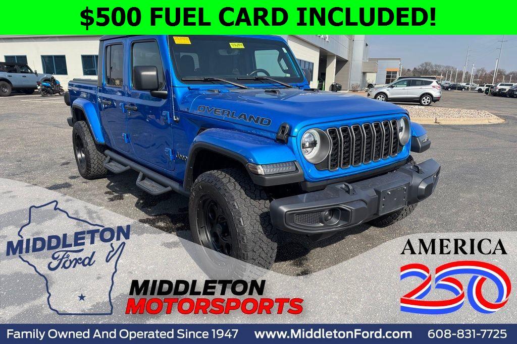 Hydro Blue Pearlcoat 2022 Jeep Gladiator Pickup Truck Four-Wheel Drive 8-Speed Automatic