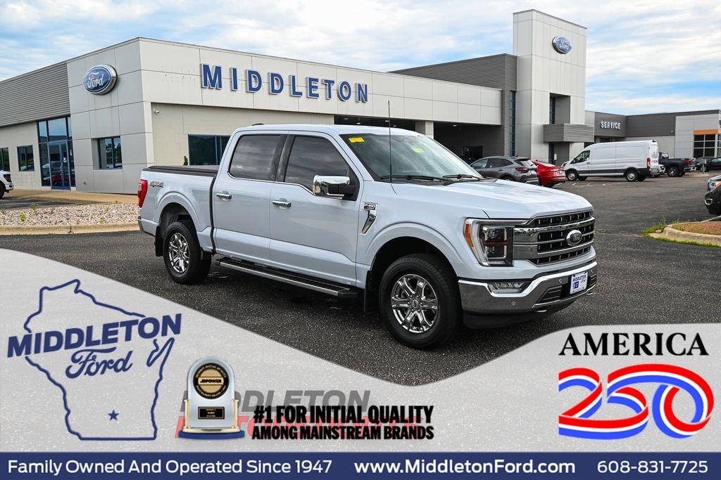 Space White 2022 Ford F-150 Pickup Truck Four-Wheel Drive Automatic