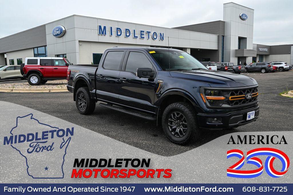 Antimatter Blue 2025 Ford F-150 Pickup Truck Four-Wheel Drive Automatic