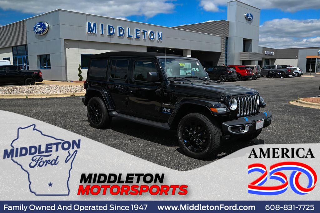 Black Clearcoat 2023 Jeep Wrangler 4xe SUV / Crossover Four-Wheel Drive 8-Speed Automatic