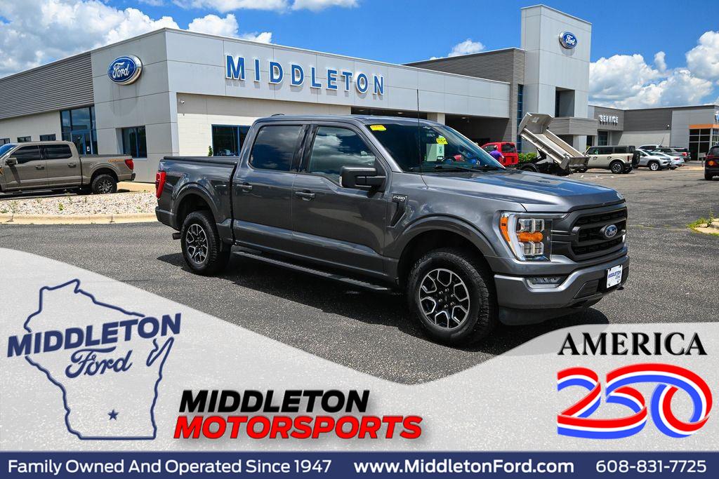 Carbonized Gray 2023 Ford F-150 Pickup Truck Four-Wheel Drive Automatic
