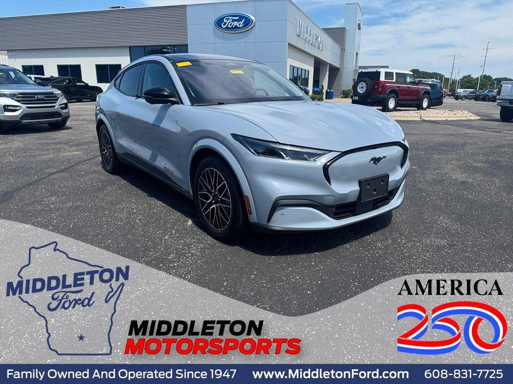 Glacier Gray Metallic Tri-Coat 2025 Ford Mustang Mach-E SUV / Crossover All-Wheel Drive 1-Speed Dual Clutch