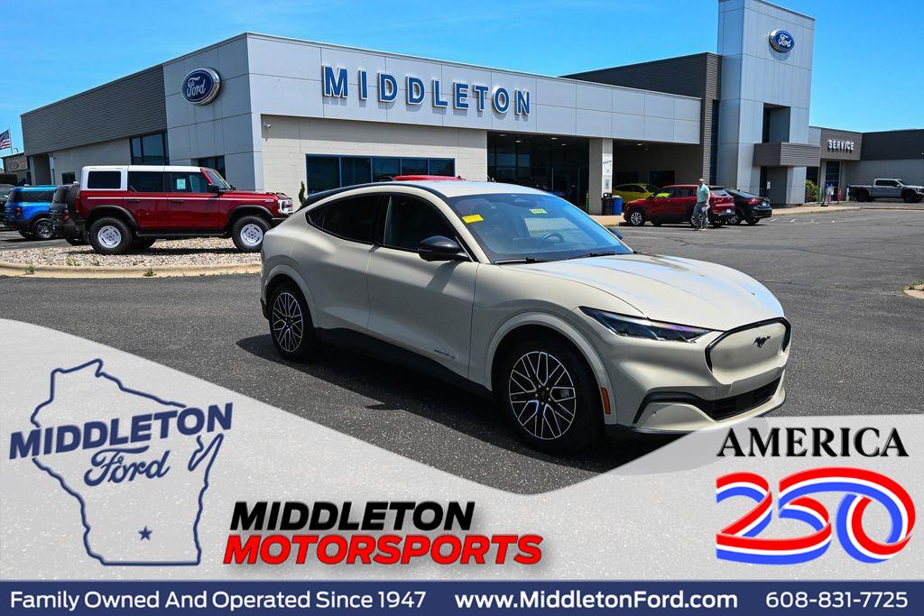 Desert Sand 2025 Ford Mustang Mach-E SUV / Crossover All-Wheel Drive 1-Speed Dual Clutch