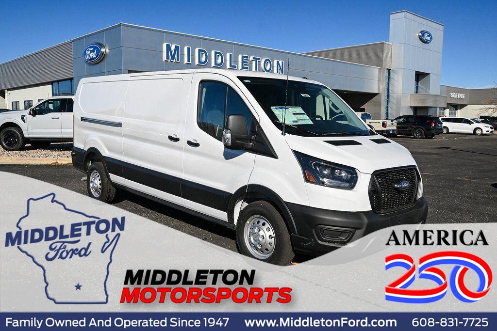 Oxford White 2025 Ford Transit Cargo Van All-Wheel Drive Automatic