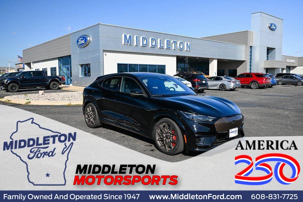 Shadow Black 2025 Ford Mustang Mach-E SUV / Crossover All-Wheel Drive 1-Speed Dual Clutch