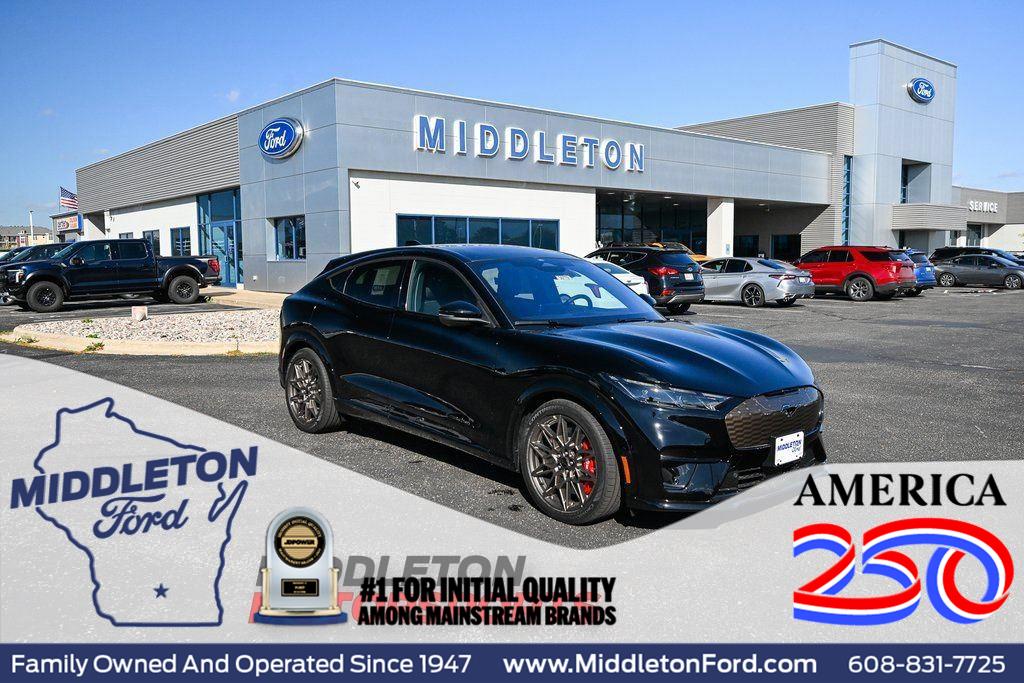 Shadow Black 2025 Ford Mustang Mach-E SUV / Crossover All-Wheel Drive 1-Speed Dual Clutch