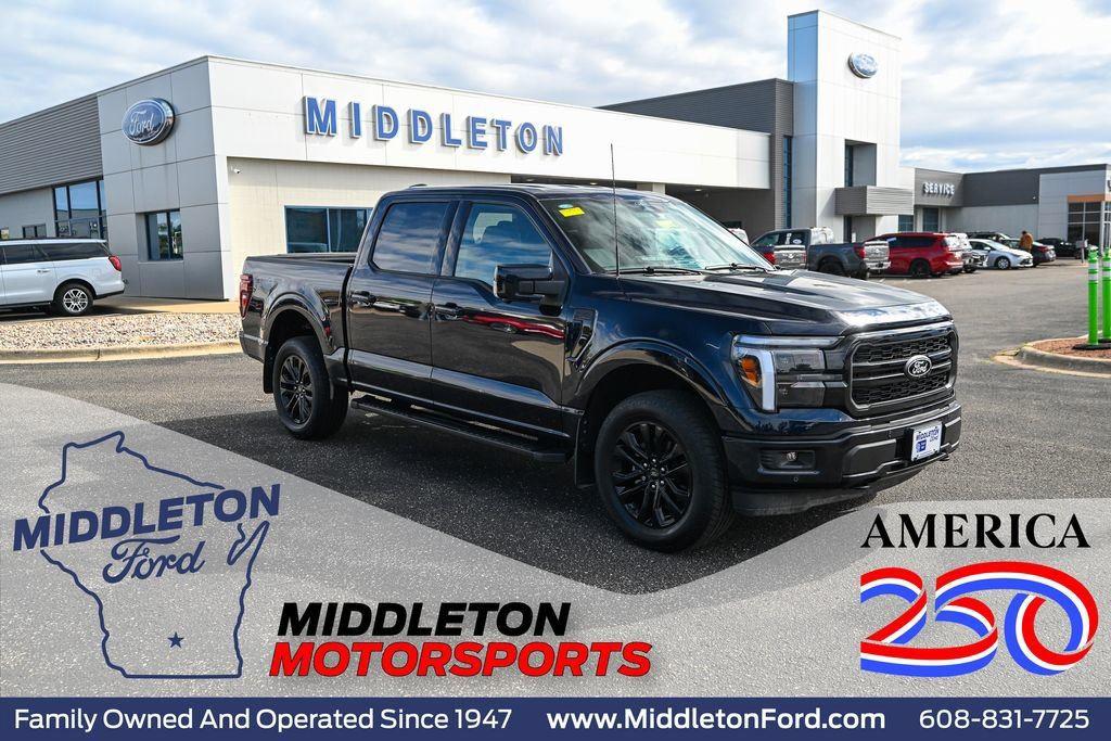 Antimatter Blue 2025 Ford F-150 Pickup Truck Four-Wheel Drive Automatic