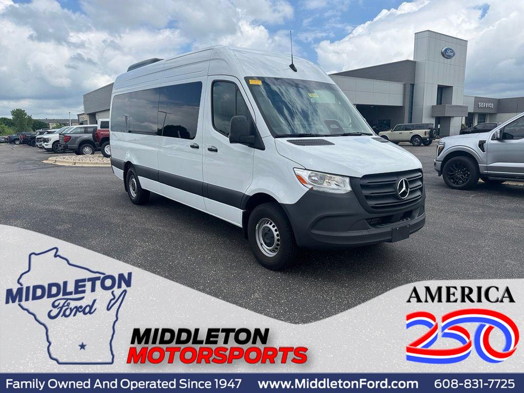Gray (Grey White) 2025 Mercedes-Benz Sprinter Van Rear-Wheel Drive Automatic