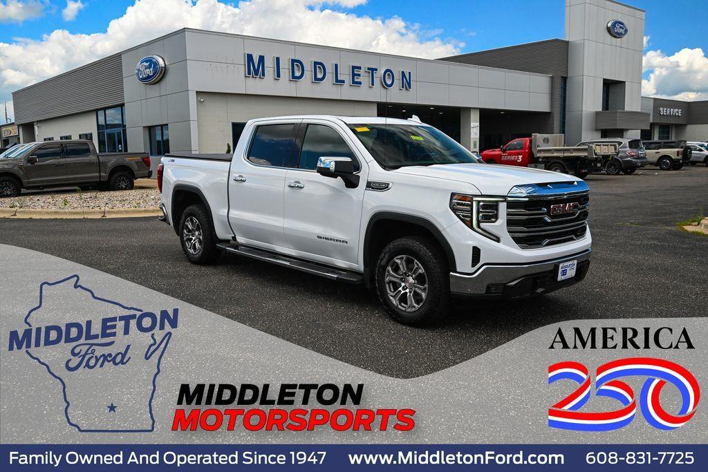 Summit White 2022 GMC Sierra 1500 Pickup Truck Four-Wheel Drive Automatic
