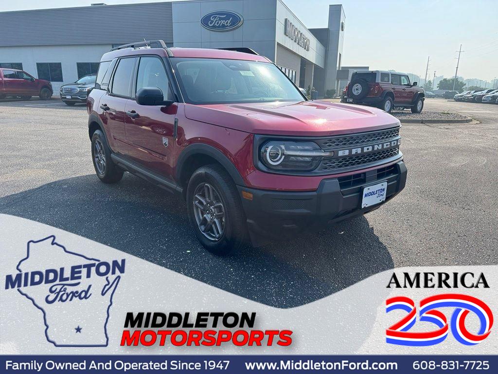 Ruby Red Metallic Tinted Clearcoat 2025 Ford Bronco Sport SUV / Crossover All-Wheel Drive 8-Speed Automatic