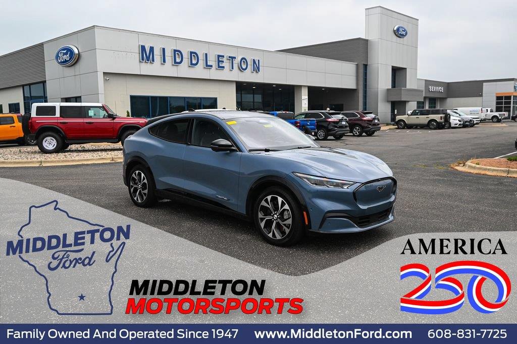 Vapor Blue 2023 Ford Mustang Mach-E SUV / Crossover All-Wheel Drive Automatic