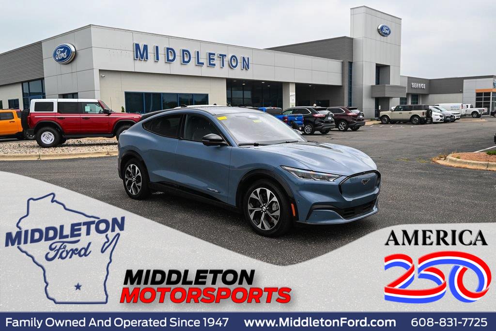 Vapor Blue 2023 Ford Mustang Mach-E SUV / Crossover All-Wheel Drive Automatic
