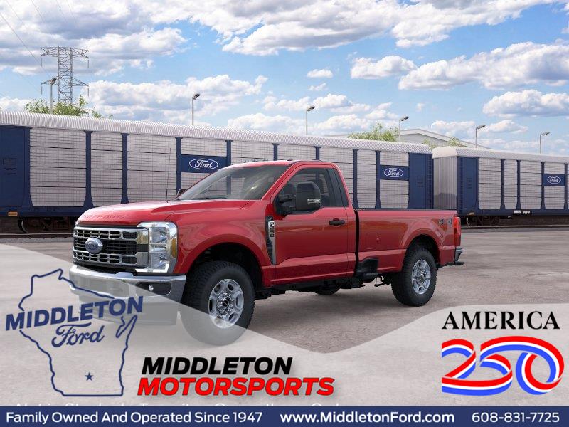 Ruby Red Metallic Tinted Clearcoat 2026 Ford F-250 Super Duty Pickup Truck Four-Wheel Drive Automatic
