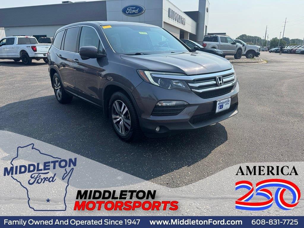 Gray (Modern Steel Metallic) 2018 Honda Pilot SUV / Crossover All-Wheel Drive Automatic