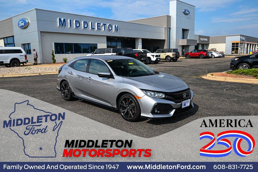 Lunar Silver Metallic 2018 Honda Civic Hatchback Hatchback Front-Wheel Drive Manual