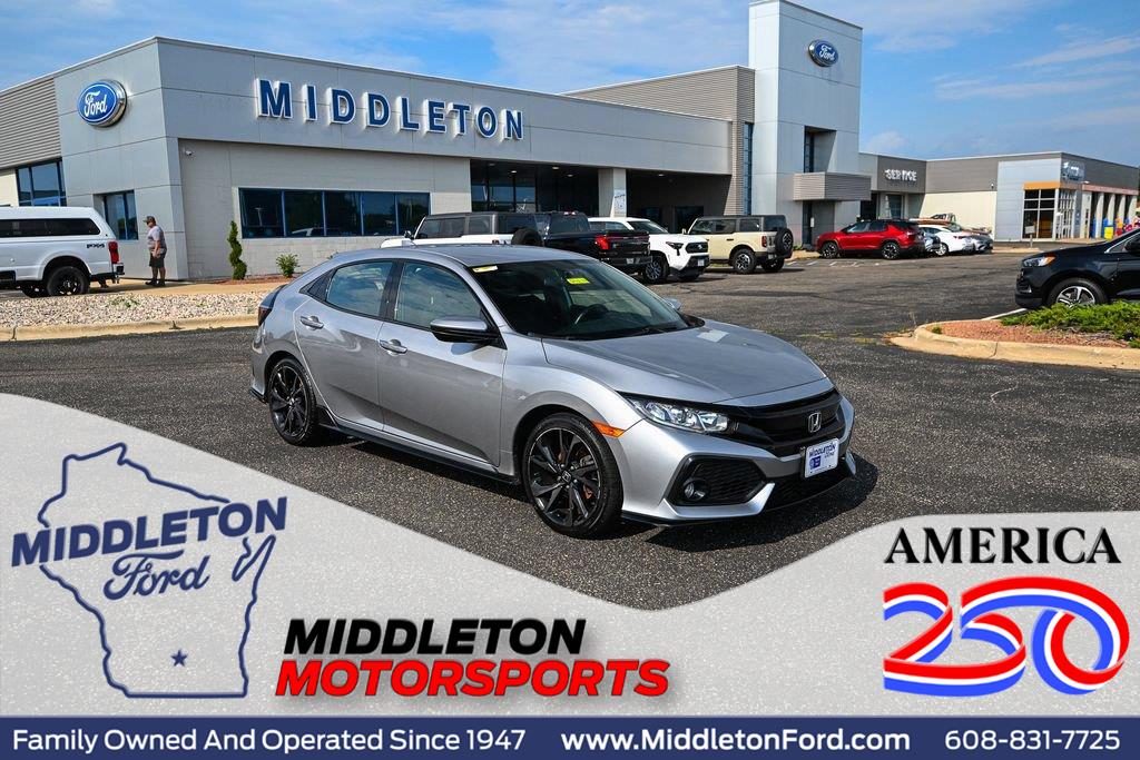 Lunar Silver Metallic 2018 Honda Civic Hatchback Hatchback Front-Wheel Drive Manual