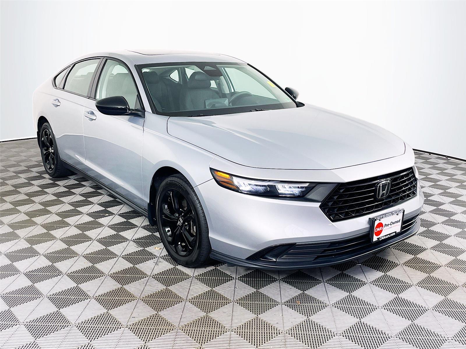 Solar Silver Metallic 2025 Honda Accord Sedan Front-Wheel Drive Continuously Variable Transmission