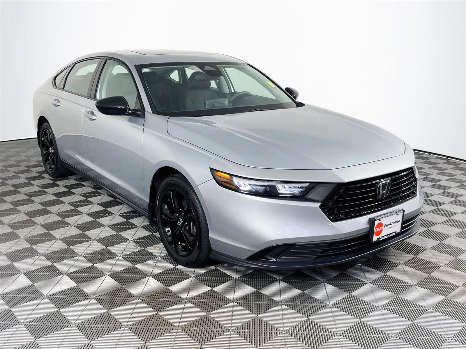 Solar Silver Metallic 2025 Honda Accord Sedan Front-Wheel Drive Continuously Variable Transmission