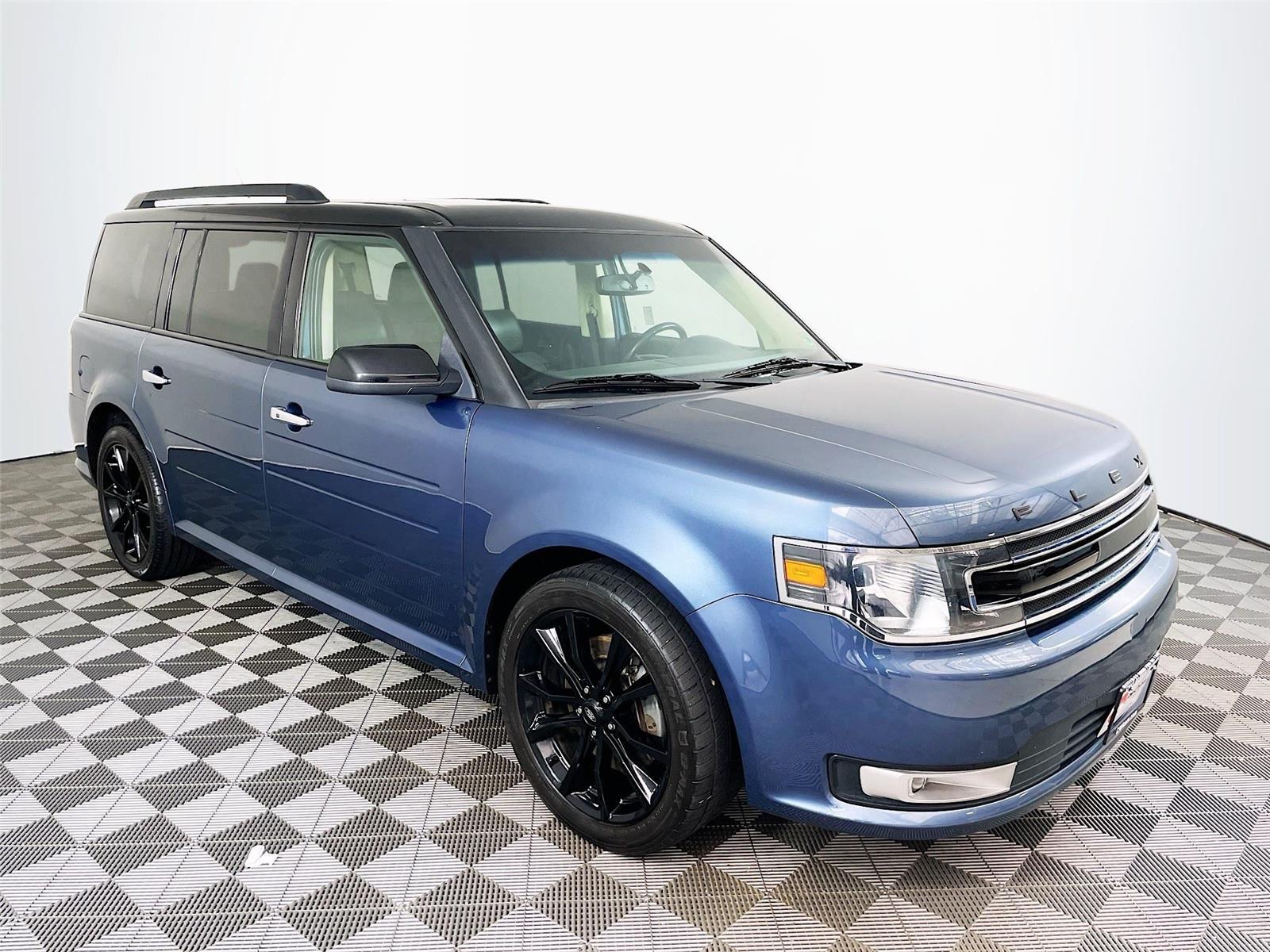 Blue 2019 Ford Flex SUV / Crossover Front-Wheel Drive 6-Speed Automatic