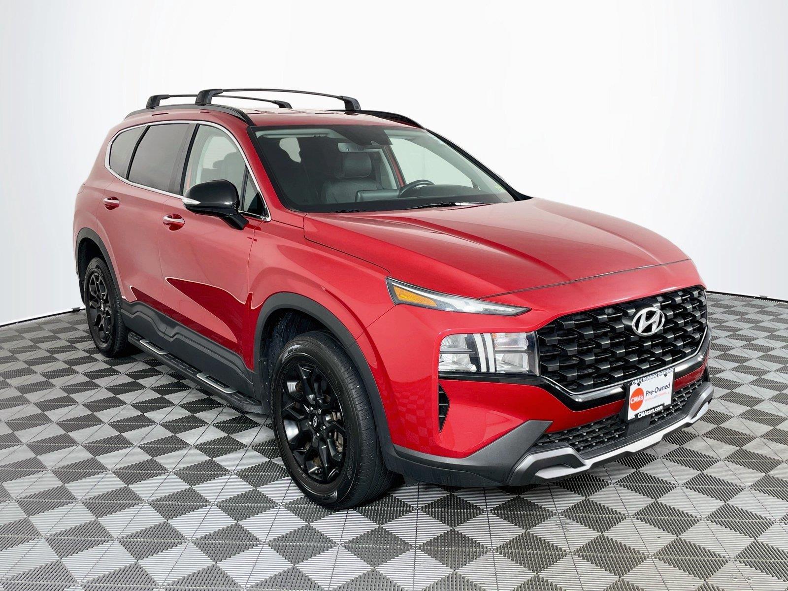 Calypso Red 2022 Hyundai Santa Fe SUV / Crossover All-Wheel Drive Automatic