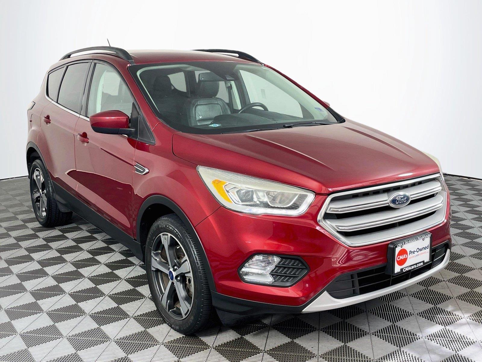 Ruby Red Metallic Tinted Clearcoat 2018 Ford Escape SUV / Crossover All-Wheel Drive 6-Speed Automatic