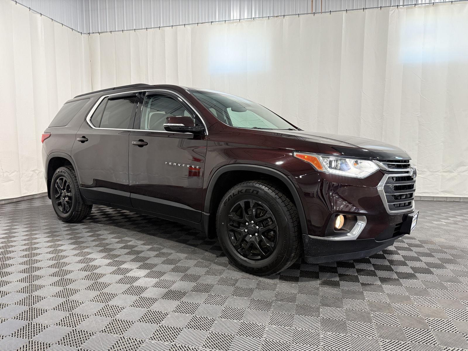 Black Cherry Metallic 2020 Chevrolet Traverse SUV / Crossover Four-Wheel Drive 9-Speed Automatic