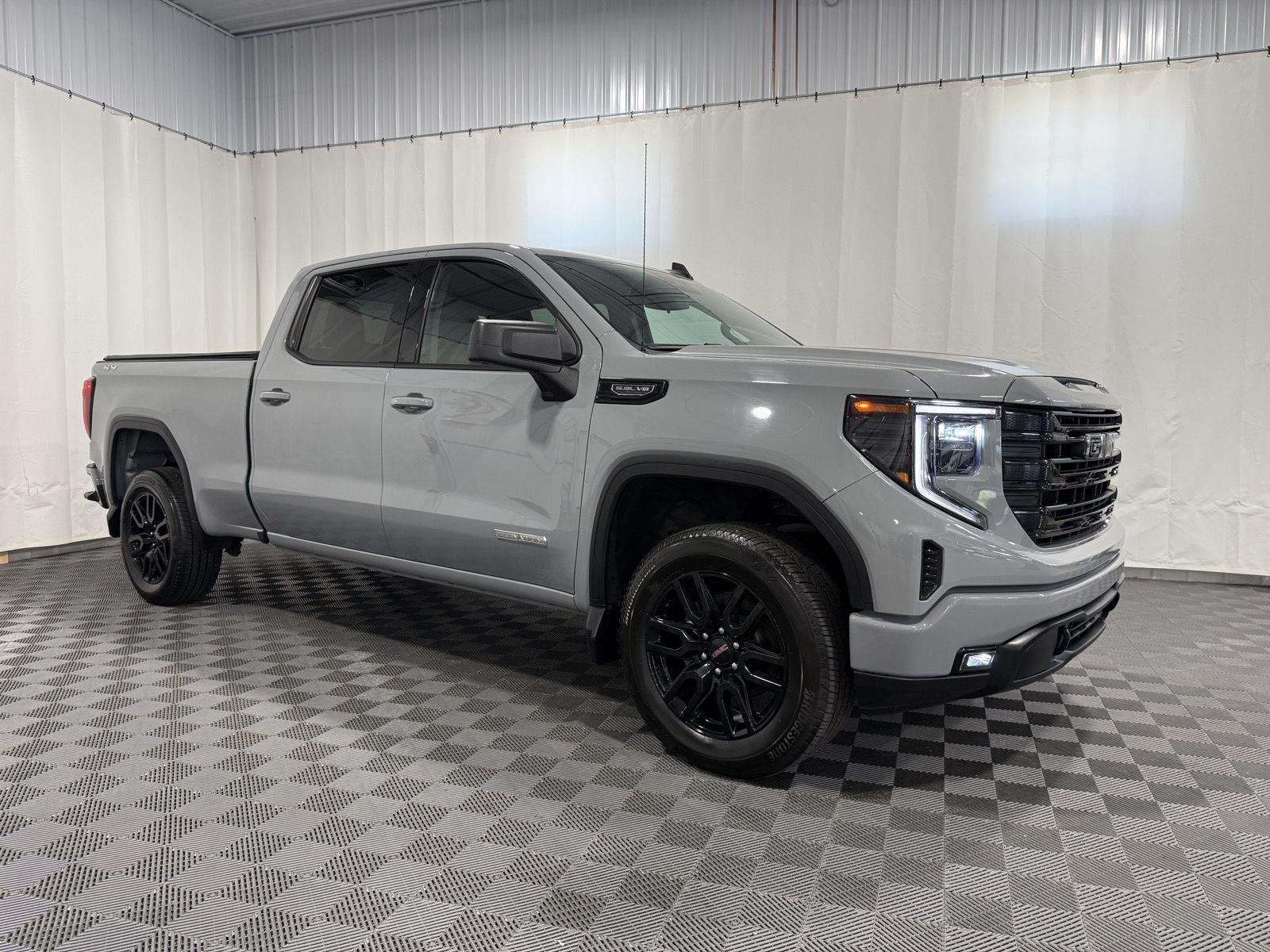 Gray (Thunderstorm Grey) 2024 GMC Sierra 1500 Pickup Truck Four-Wheel Drive 8-Speed Automatic