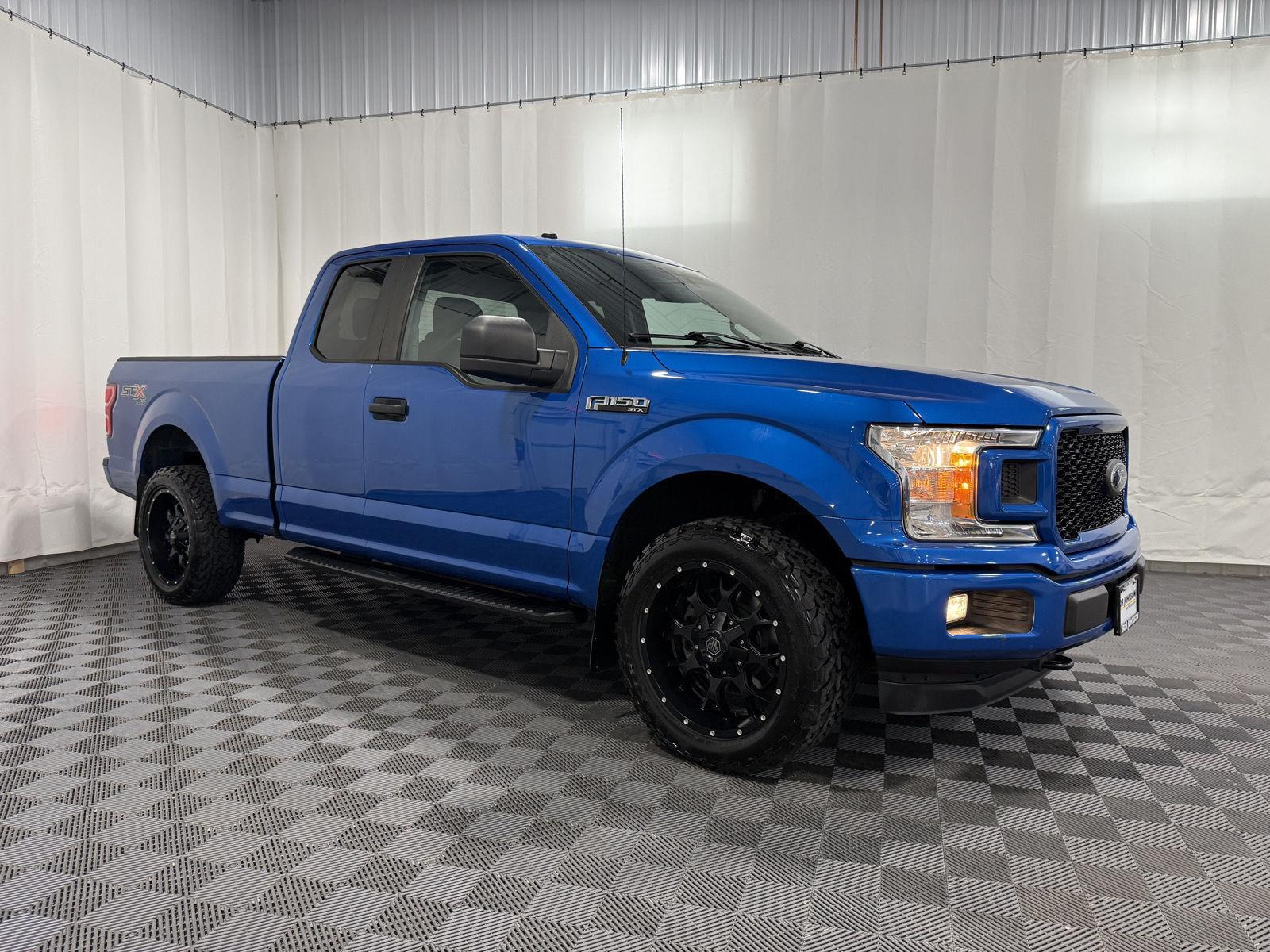 Velocity Blue 2019 Ford F-150 Pickup Truck Four-Wheel Drive Automatic