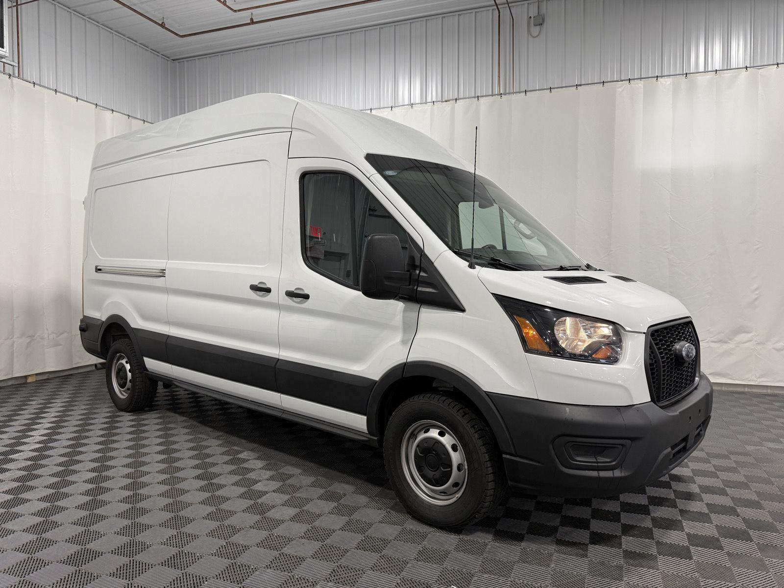Oxford White 2025 Ford Transit Cargo Van Rear-Wheel Drive