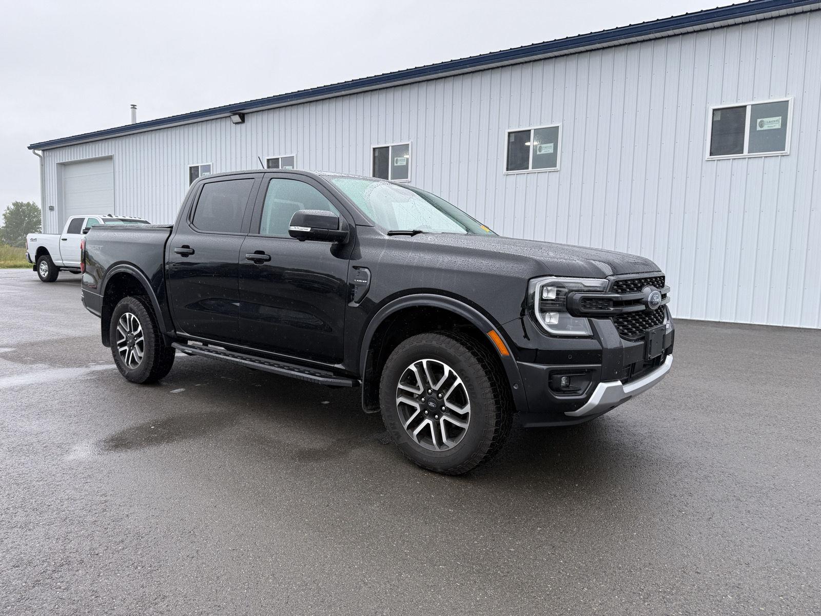 Shadow Black 2024 Ford Ranger Pickup Truck Four-Wheel Drive Automatic