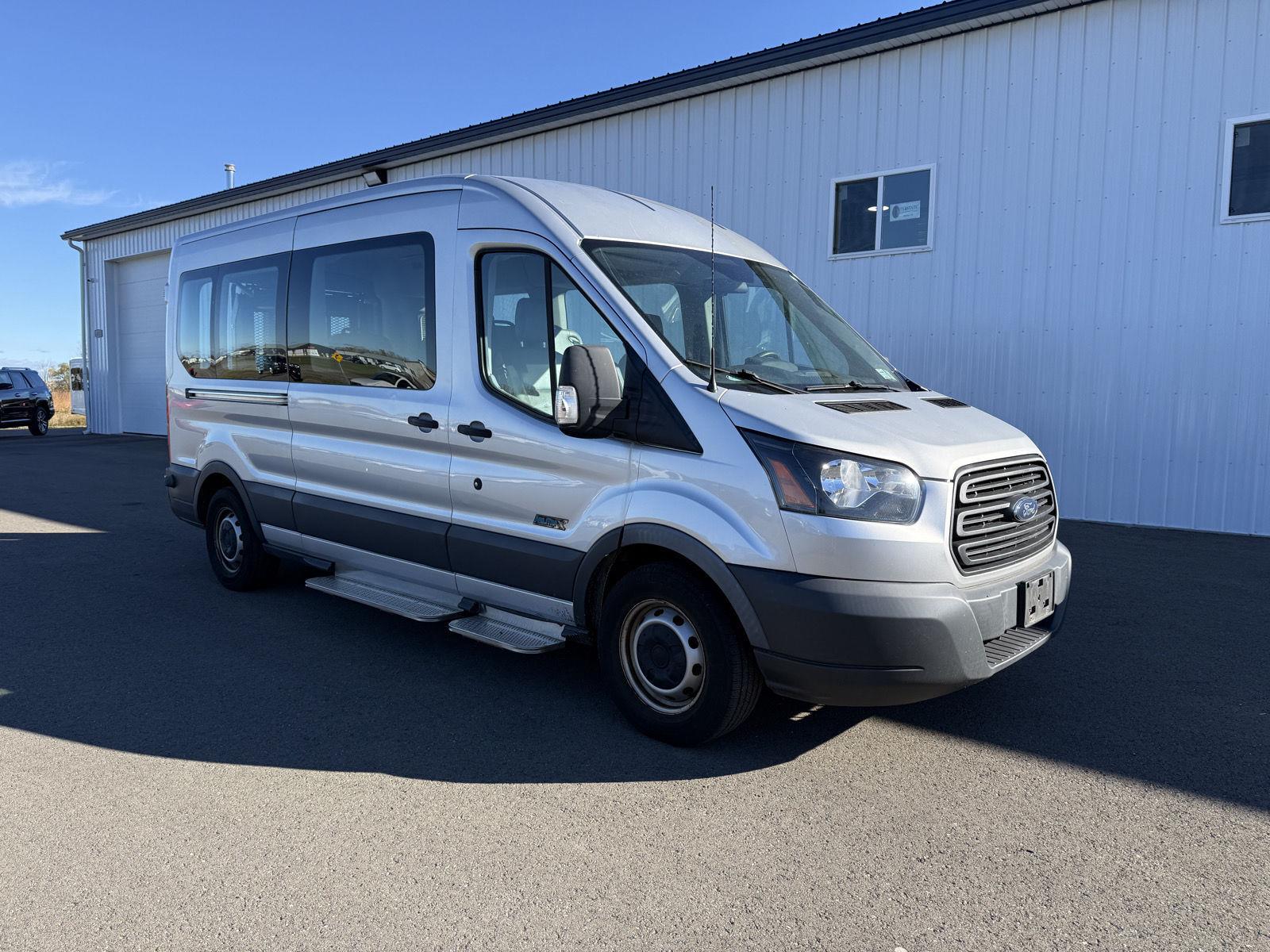 Ingot Silver 2017 Ford Transit Passenger Van Rear-Wheel Drive 6-Speed Automatic