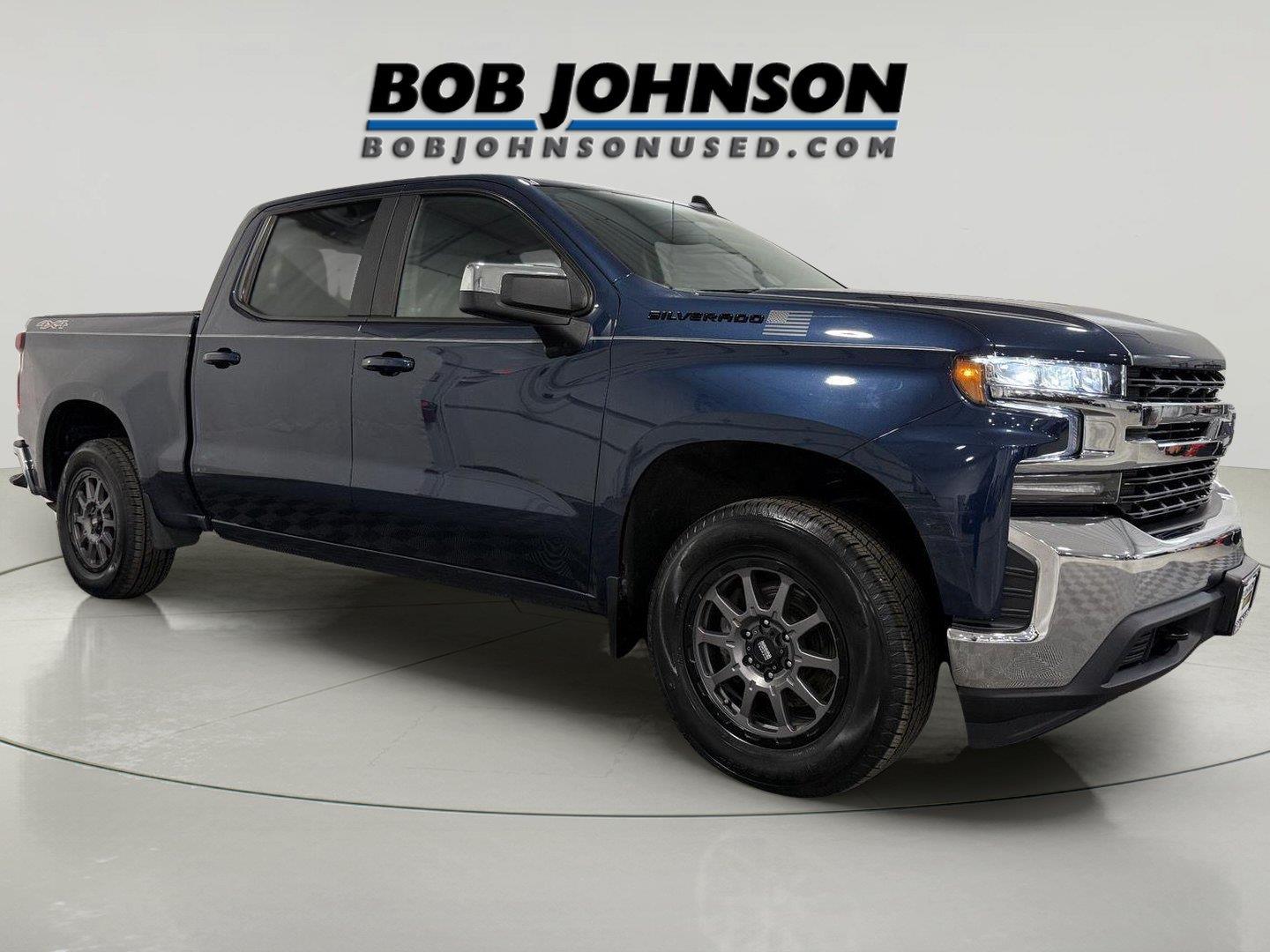 Northsky Blue Metallic 2020 Chevrolet Silverado 1500 Pickup Truck Four-Wheel Drive 8-Speed Automatic