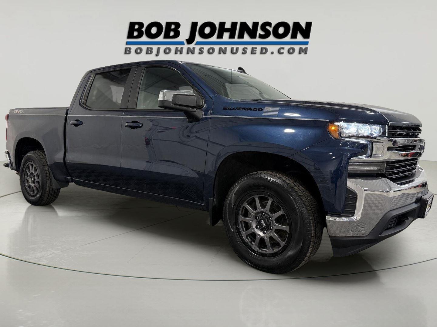 Northsky Blue Metallic 2020 Chevrolet Silverado 1500 Pickup Truck Four-Wheel Drive 8-Speed Automatic
