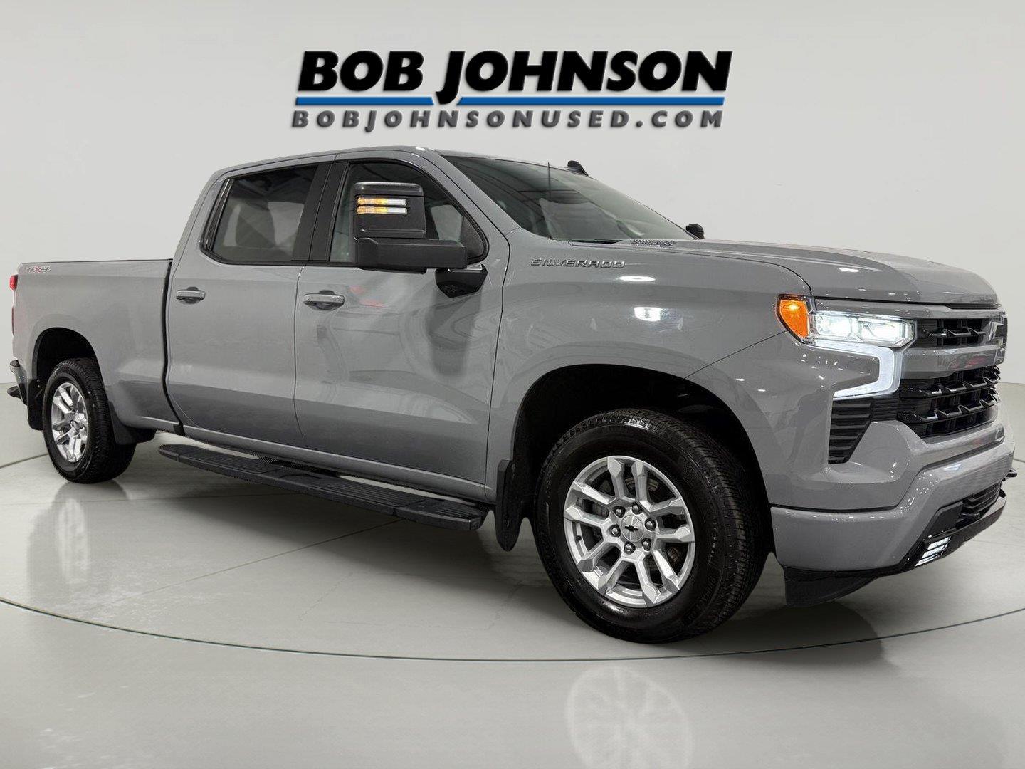 Gray (Slate Grey Metallic) 2024 Chevrolet Silverado 1500 Pickup Truck Four-Wheel Drive 8-Speed Automatic