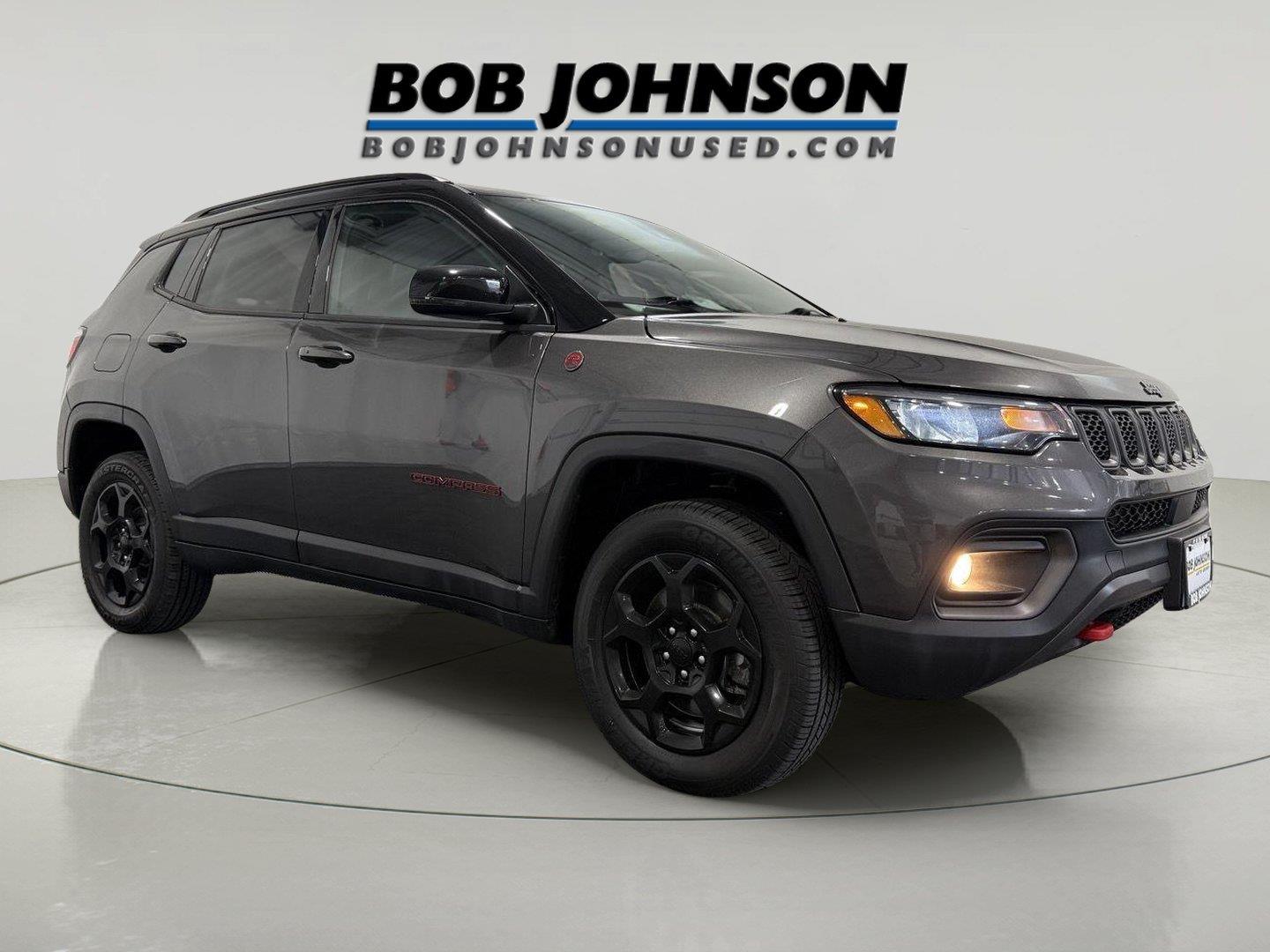 Gray (Granite Crystal Metallic Clearcoat) 2023 Jeep Compass SUV / Crossover Four-Wheel Drive 8-Speed Automatic
