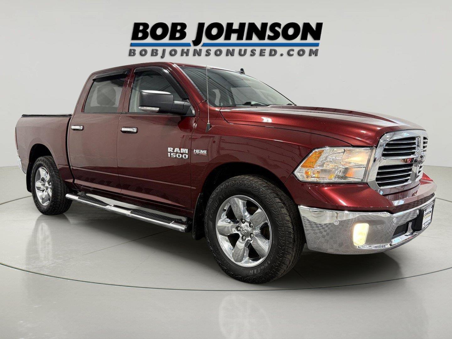 Delmonico Red Pearlcoat 2018 RAM 1500 Pickup Truck Four-Wheel Drive 8-Speed Automatic
