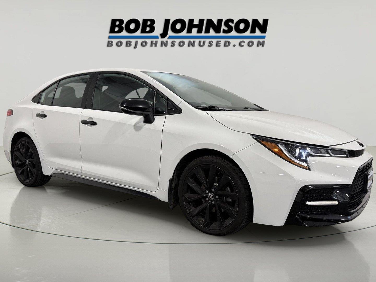 Super White 2022 Toyota Corolla Sedan Front-Wheel Drive Continuously Variable Transmission