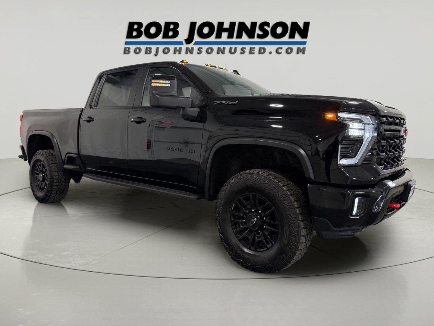 Black 2024 Chevrolet Silverado 2500HD Pickup Truck Four-Wheel Drive Automatic