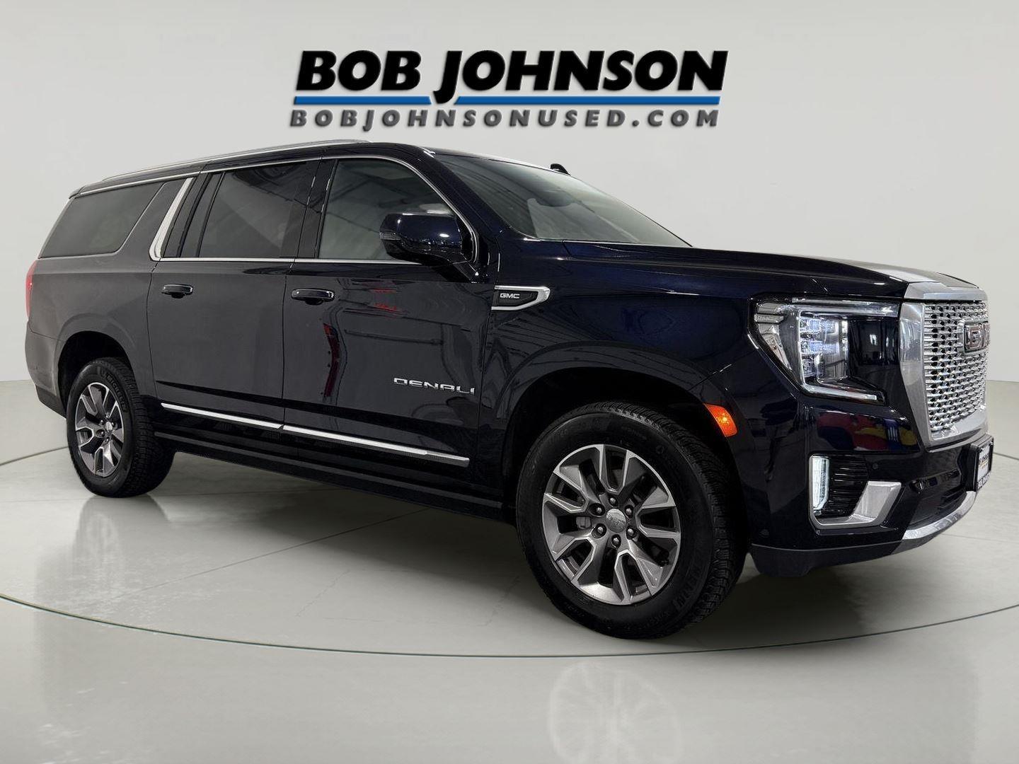 Midnight Blue Metallic 2023 GMC Yukon XL SUV / Crossover Four-Wheel Drive Automatic