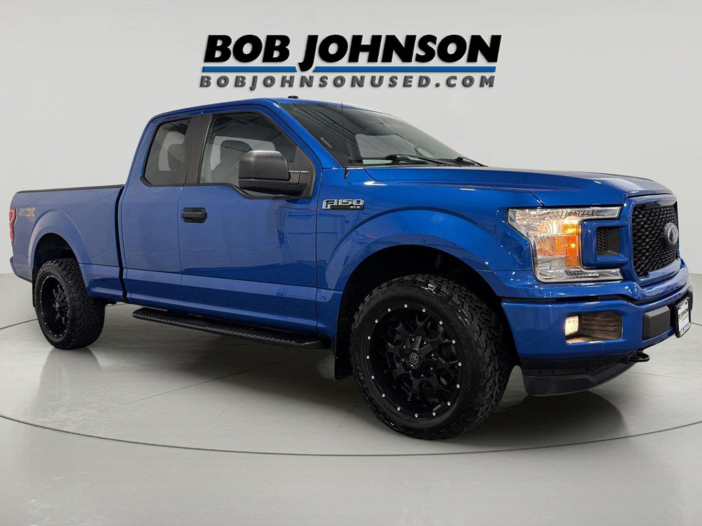Velocity Blue 2019 Ford F-150 Pickup Truck Four-Wheel Drive Automatic