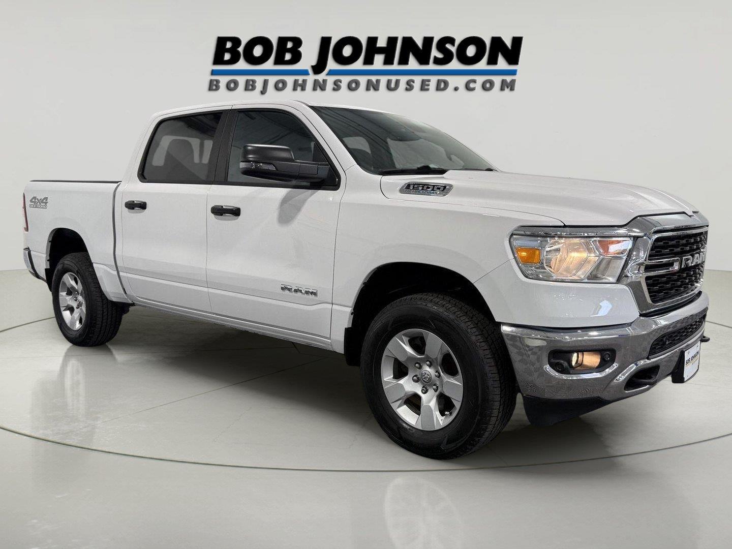 Bright White Clearcoat 2023 RAM 1500 Pickup Truck Four-Wheel Drive 8-Speed Automatic