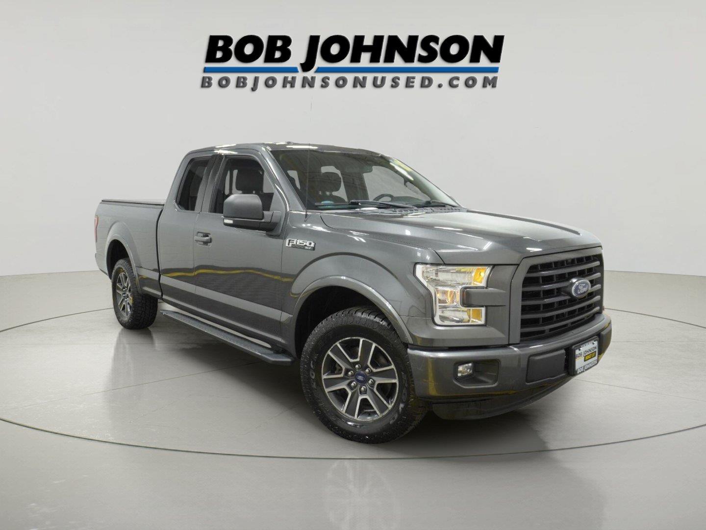 Gray (Magnetic Metallic) 2015 Ford F-150 Pickup Truck Four-Wheel Drive 6-Speed Automatic