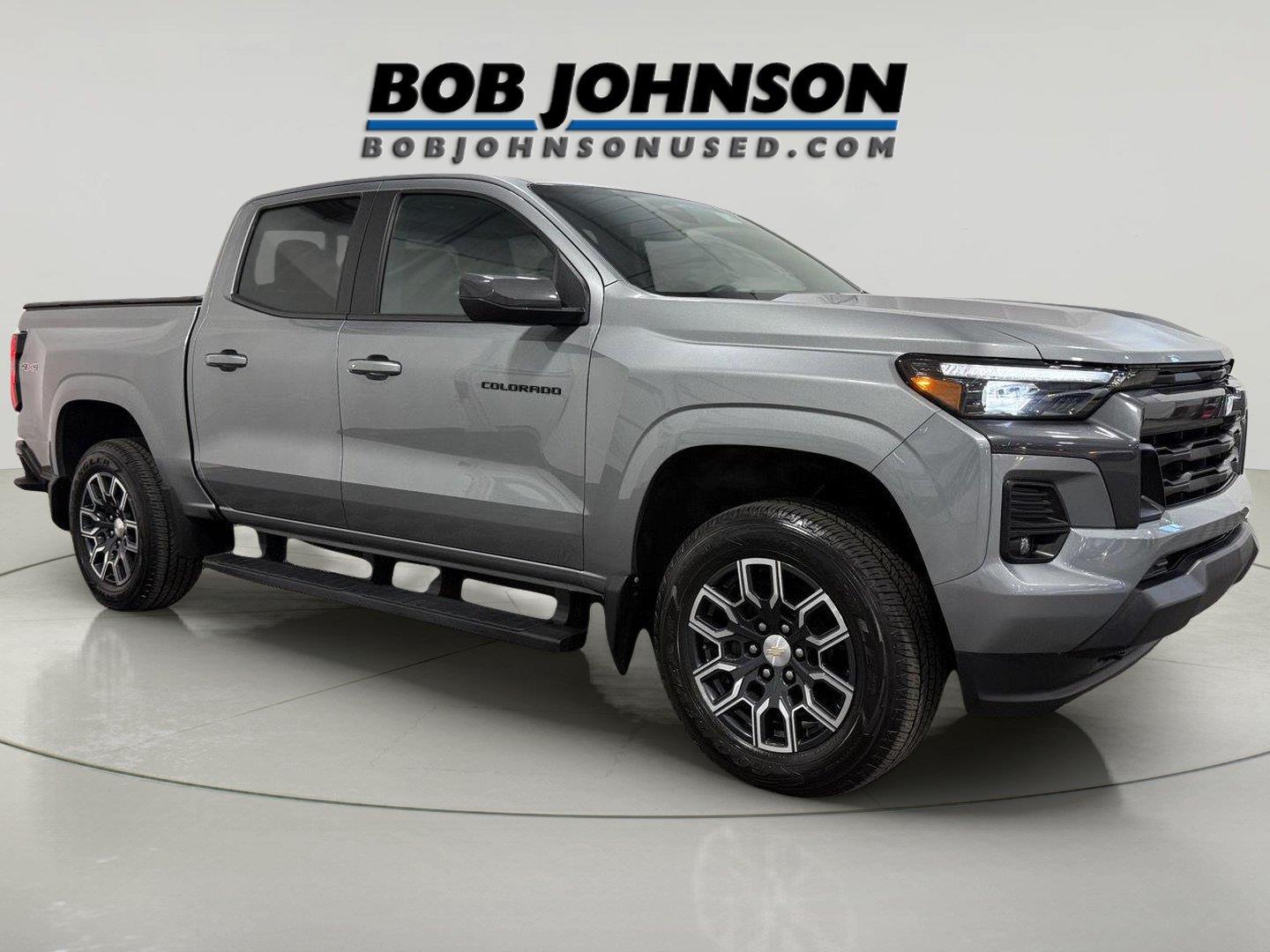Gray (Sterling Grey Metallic) 2024 Chevrolet Colorado Pickup Truck Four-Wheel Drive 8-Speed Automatic