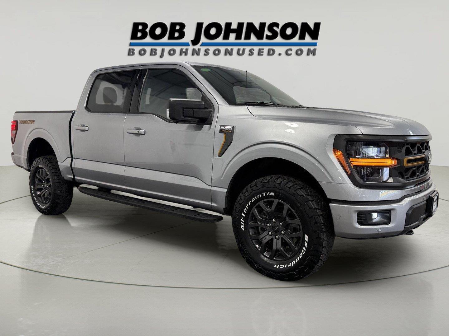 Iconic Silver 2024 Ford F-150 Pickup Truck Four-Wheel Drive Automatic