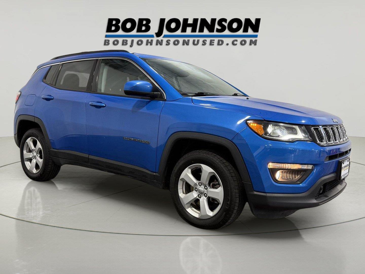 Laser Blue Pearlcoat 2018 Jeep Compass SUV / Crossover Four-Wheel Drive 9-Speed Automatic